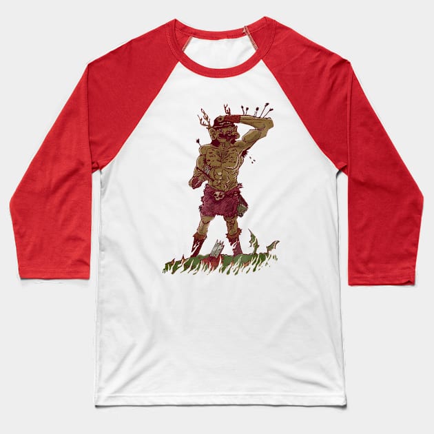 KRONAN THE BARBIRION Baseball T-Shirt by MatheussBerant